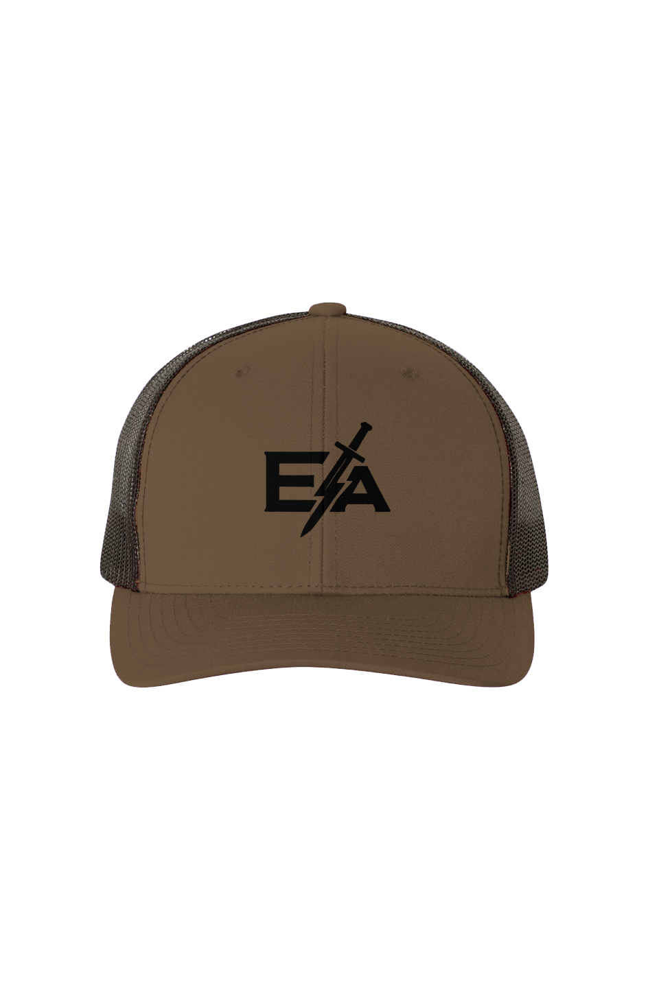 Black Mesh Retro Trucker Cap