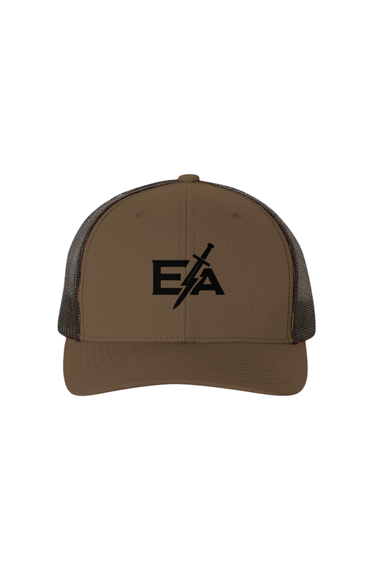 Black Mesh Retro Trucker Cap